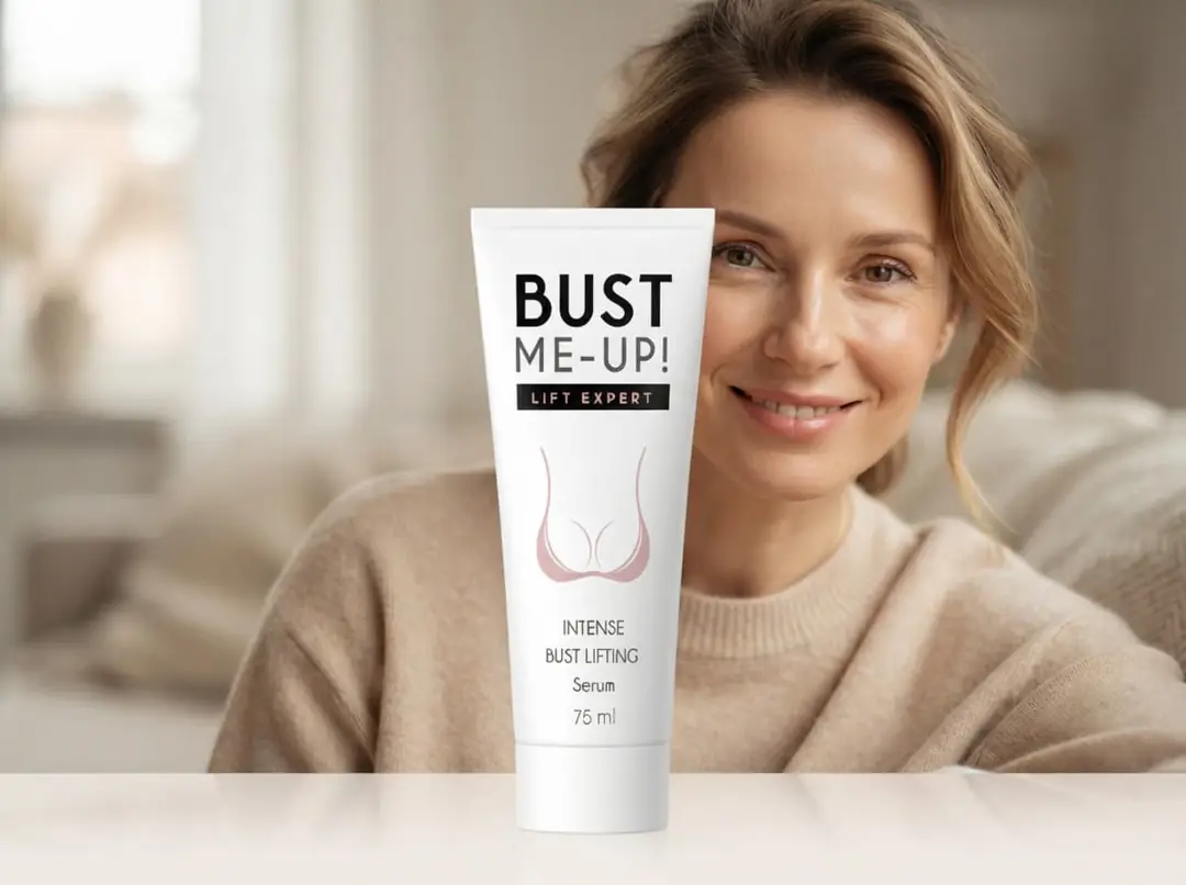 Pielęgnacja skóry biustu serum BUST ME-UP! — zamiast szukać w Allegro
